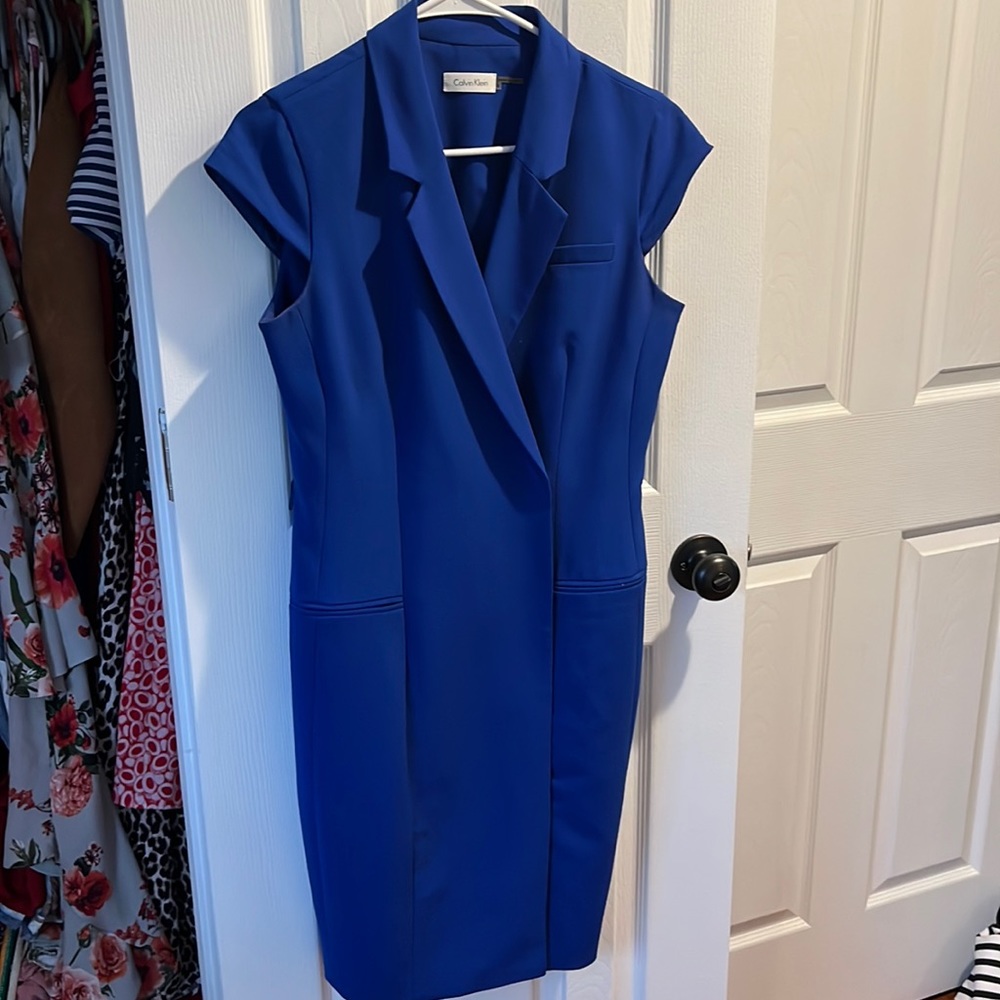 Navy Blue Calvin Klein Dress